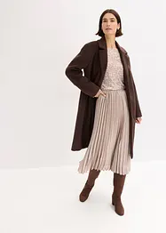 T-shirt à imprimé léopard brillant, bonprix