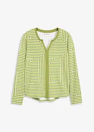 T-shirt manches longues en viscose mélangée, bonprix