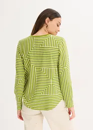 T-shirt manches longues en viscose mélangée, bonprix