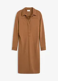 Robe-chemise en Punto di Roma, bonprix