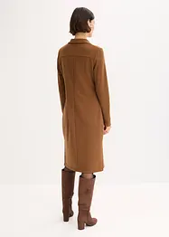 Robe-chemise en Punto di Roma, bonprix