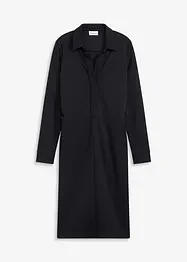 Robe-chemise en Punto di Roma, bonprix