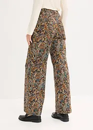 Pantalon ample et extensible en twill, bonprix