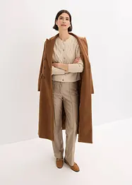 Veste bomber en maille torsadée avec laine, bonprix