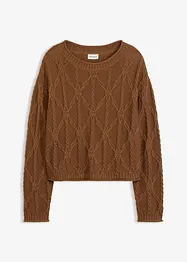 Pull en coton mélangé, bonprix