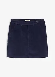 Jupe courte en velours côtelé, bonprix