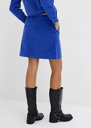 Jupe courte en velours côtelé, bonprix