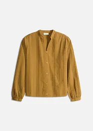 Chemisier en coton avec broderies anglaises, bonprix