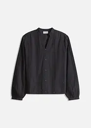 Chemisier en coton avec broderies anglaises, bonprix