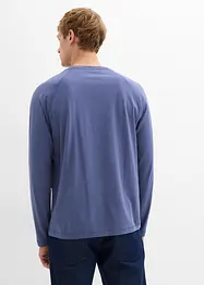 Lot de 2 T-shirts manches longues 100% coton, bonprix