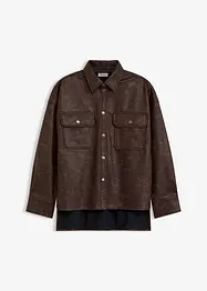 Chemise enduite effet usé, bonprix