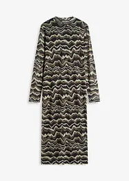 Robe midi en mesh doux, bonprix