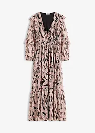 Robe en mousseline à volants, bonprix