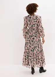 Robe en mousseline à volants, bonprix
