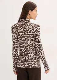 T-shirt manches longues en viscose douce et extensible, bonprix