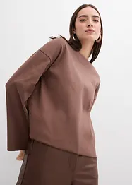 T-shirt manches longues côtelé, bonprix