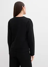 T-shirt manches longues en Punto di Roma, bonprix