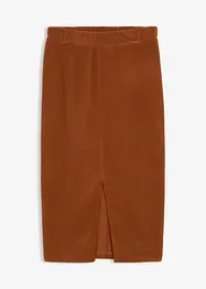 Jupe midi en polaire, bonprix