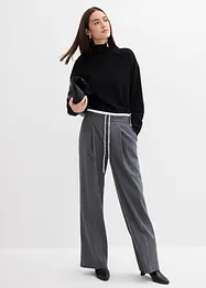 Pantalon large en viscose mélangée, bonprix