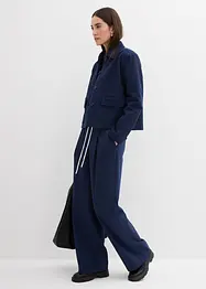 Pantalon large en viscose mélangée, bonprix