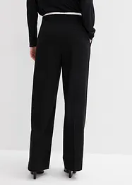 Pantalon large en viscose mélangée, bonprix