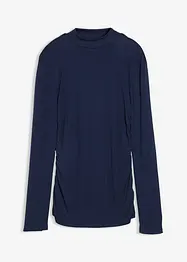 T-shirt côtelé à fronces, bonprix