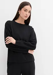 T-shirt manches longues en Punto di Roma, bonprix