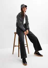 Jean large taille mi-haute avec poches plaquées, bonprix