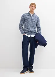 Pull camionneur chiné en coton mélangé, bonprix