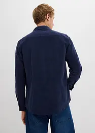 Chemise douce en velours de coton côtelé extensible, bonprix