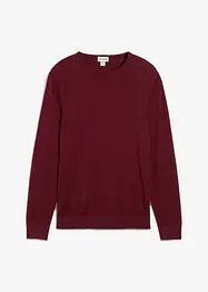 Pull en fine maille avec laine mérinos, bonprix