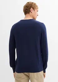 Pull en fine maille avec laine mérinos, bonprix