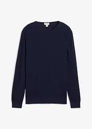 Pull en fine maille avec laine mérinos, bonprix