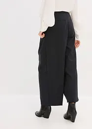 Pantalon barrel en viscose mélangée, bonprix