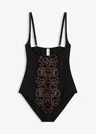 Body sculptant avec fil brillant, maintien léger, bonprix