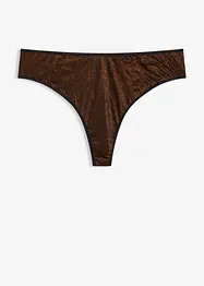 String Maxi en matière brillante, bonprix