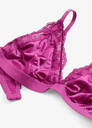 Soutien-gorge bralette en matière brillante, bonprix