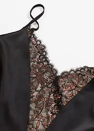 Négligé de satin à fil brillant, bonprix