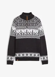 Pull camionneur à motif norvégien marin, bonprix