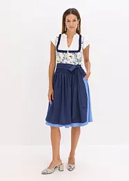 Dirndl avec tablier brodé (ens. 2 pces), bonprix