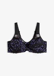 Soutien-gorge minimiseur à bretelles rembourrées et dentelle délicate, bonprix