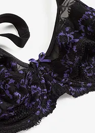 Soutien-gorge minimiseur à bretelles rembourrées et dentelle délicate, bonprix