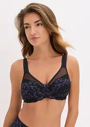 Soutien-gorge minimiseur à bretelles rembourrées et dentelle délicate, bonprix