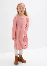 Robe en maille à boutons décoratifs, bonprix