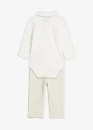 Body et pantalon 100% coton (ens. 2 pces), bonprix