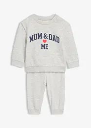 Sweat-shirt et pantalon (ens. 2 pces), bonprix