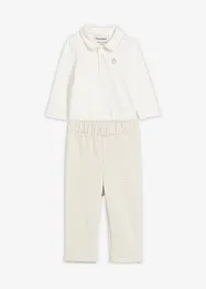 Body et pantalon 100% coton (ens. 2 pces), bonprix