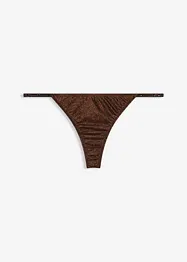 Tanga string en matière brillante, bonprix