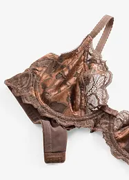 Soutien-gorge à armatures en dentelle bicolore, bonprix