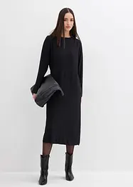 Robe midi aspect froissé, bonprix